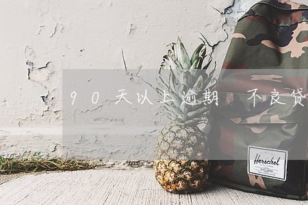 90天以上逾期 不良贷款 90天以上逾期 不良贷款